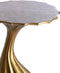 Light & Living Bijzettafel Nyoko - 63cm hoog - Antiek Brons