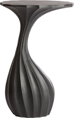 Light & Living Bijzettafel Nyoko - Zwart - 41x36x63cm - Modern