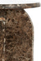 Light & Living Bijzettafel Otinia - Marmer - 48cm hoog - Donkerbruin