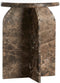 Light & Living Bijzettafel Otinia - Marmer - 56cm hoog - Donkerbruin