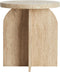 Light & Living Bijzettafel Otinia - Travertin - 48cm hoog - Zand