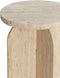 Light & Living Bijzettafel Otinia - Travertin - 56cm hoog - Zand
