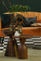 Light & Living Bijzettafel Pasja - Antiek Brons - Ø39.5cm - Modern