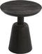 Light & Living Bijzettafel Paxi - Zwart - Ø40cm - Modern