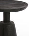Light & Living Bijzettafel Paxi - Zwart - Ø40cm - Modern