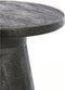 Light & Living Bijzettafel Paxos - Zwart - Ø37cm - Modern