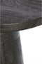 Light & Living Bijzettafel Paxos - Zwart - Ø45cm - Modern