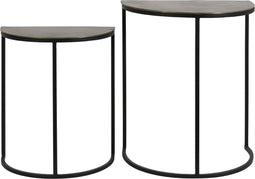 Light & Living Bijzettafel Peto - Brons - Set - Industrieel
