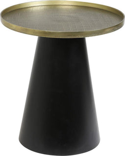 Light & Living Bijzettafel Popeta - Antiek Brons - Ø50cm - Industrieel