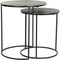 Light & Living - Bijzettafel PRIMO - Ø49x52cm - Brons - Set van 2