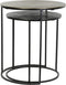 Light & Living - Bijzettafel PRIMO - Ø49x52cm - Brons - Set van 2