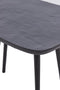 Light & Living Bijzettafel Puno - 48 x 32cm - Mat Zwart