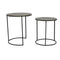 Light & Living Bijzettafel Rengo - Antiek Brons - Ø49cm - Industrieel