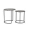 Light & Living Bijzettafel Rengo - Antiek Lood - Ø49cm - Industrieel
