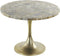 Light & Living - Bijzettafel RICKERD - Ø61x41cm - Geel