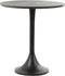 Light & Living Bijzettafel Rickerd - Zwart - Ø48cm - Modern
