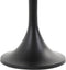 Light & Living Bijzettafel Rickerd - Zwart - Ø48cm - Modern