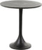 Light & Living Bijzettafel Rickerd - Zwart - Ø48cm - Modern