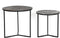 Light & Living Bijzettafel Socos - Antiek Brons - Ø48,5cm - Industrieel