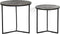 Light & Living Bijzettafel Socos - Antiek Brons - Ø48,5cm - Industrieel