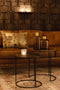Light & Living Bijzettafel Talca - Antiek Brons/Koper - Ø40+Ø49cm - Industrieel,Landelijk