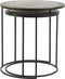 Light & Living Bijzettafel Talca - Antiek Brons/Koper - Ø40+Ø49cm - Industrieel,Landelijk