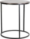 Light & Living Bijzettafel Talca - Antiek Koper/Zwart - Ø50+Ø40cm - Luxe
