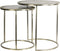 Light & Living Bijzettafel Talca - Goud - Ø50+Ø40cm - Luxe