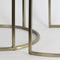 Light & Living Bijzettafel Talca - Goud - Ø50+Ø40cm - Luxe