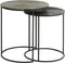Light & Living Bijzettafel Talca - Koper/Brons - Ø40+Ø49cm - Luxe