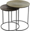 Light & Living Bijzettafel Talca - Koper/Brons - Ø40+Ø49cm - Luxe