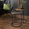 Light & Living Bijzettafel Talca - Koper/Brons - Ø40+Ø49cm - Luxe