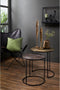 Light & Living Bijzettafel Talca - Koper/Brons - Ø40+Ø49cm - Luxe