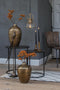 Light & Living Bijzettafel Talca - Ruw Antiek Lood - Ø49+Ø40cm - Modern