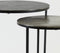 Light & Living Bijzettafel Talca - Ruw Antiek Lood - Ø49+Ø40cm - Modern
