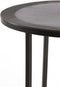 Light & Living Bijzettafel Talca - Ruw Antiek Lood - Ø49+Ø40cm - Modern