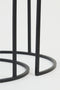 Light & Living Bijzettafel TALCA - ruw lood+antiek lood - set van 2