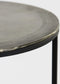 Light & Living Bijzettafel TALCA - ruw lood+antiek lood - set van 2