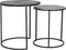 Light & Living Bijzettafel TALCA - ruw lood+antiek lood - set van 2