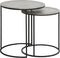 Light & Living Bijzettafel Talca - Zilver - Ø49+Ø40cm - Luxe