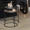 Light & Living Bijzettafel Talca - Zilver - Ø49+Ø40cm - Luxe