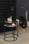 Light & Living Bijzettafel Talca - Zilver - Ø49+Ø40cm - Luxe