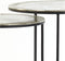 Light & Living Bijzettafel Talca - Zilver - Ø49+Ø40cm - Luxe
