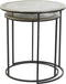 Light & Living Bijzettafel Talca - Zilver - Ø49+Ø40cm - Luxe