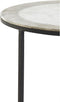 Light & Living Bijzettafel Talca - Zilver - Ø49+Ø40cm - Luxe
