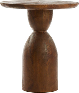 Light & Living Bijzettafel Torir - Hout - Ø40cm - Modern