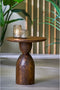 Light & Living Bijzettafel Torir - Hout - Ø40cm - Modern