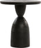 Light & Living Bijzettafel Torir - Zwart - Ø40cm - Modern
