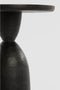 Light & Living Bijzettafel Torir - Zwart - Ø40cm - Modern
