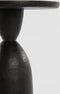 Light & Living Bijzettafel Torir - Zwart - Ø40cm - Modern